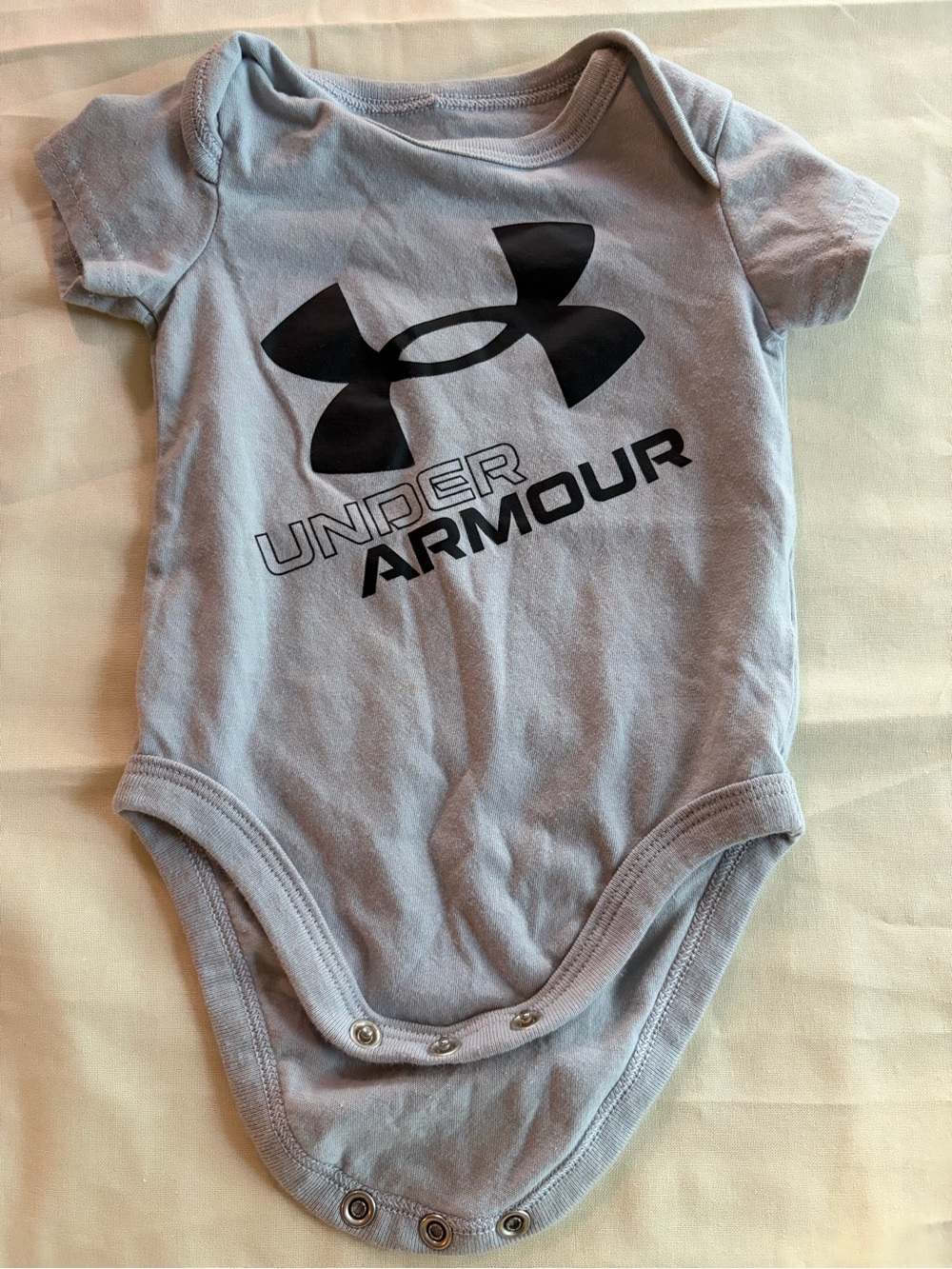 Under Armour Baby One-Piece Bodysuit with Black Logo
